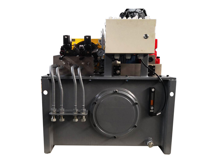 Proportional servo hydraulic station