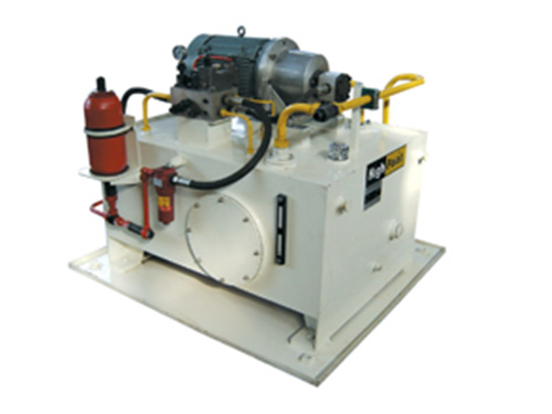 Hydraulic station of steel plate shearing machine