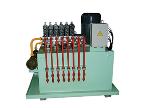 Hydraulic control station for crankshaft equipment