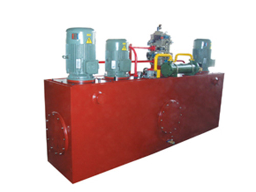 Special hydraulic station for hydraulic press